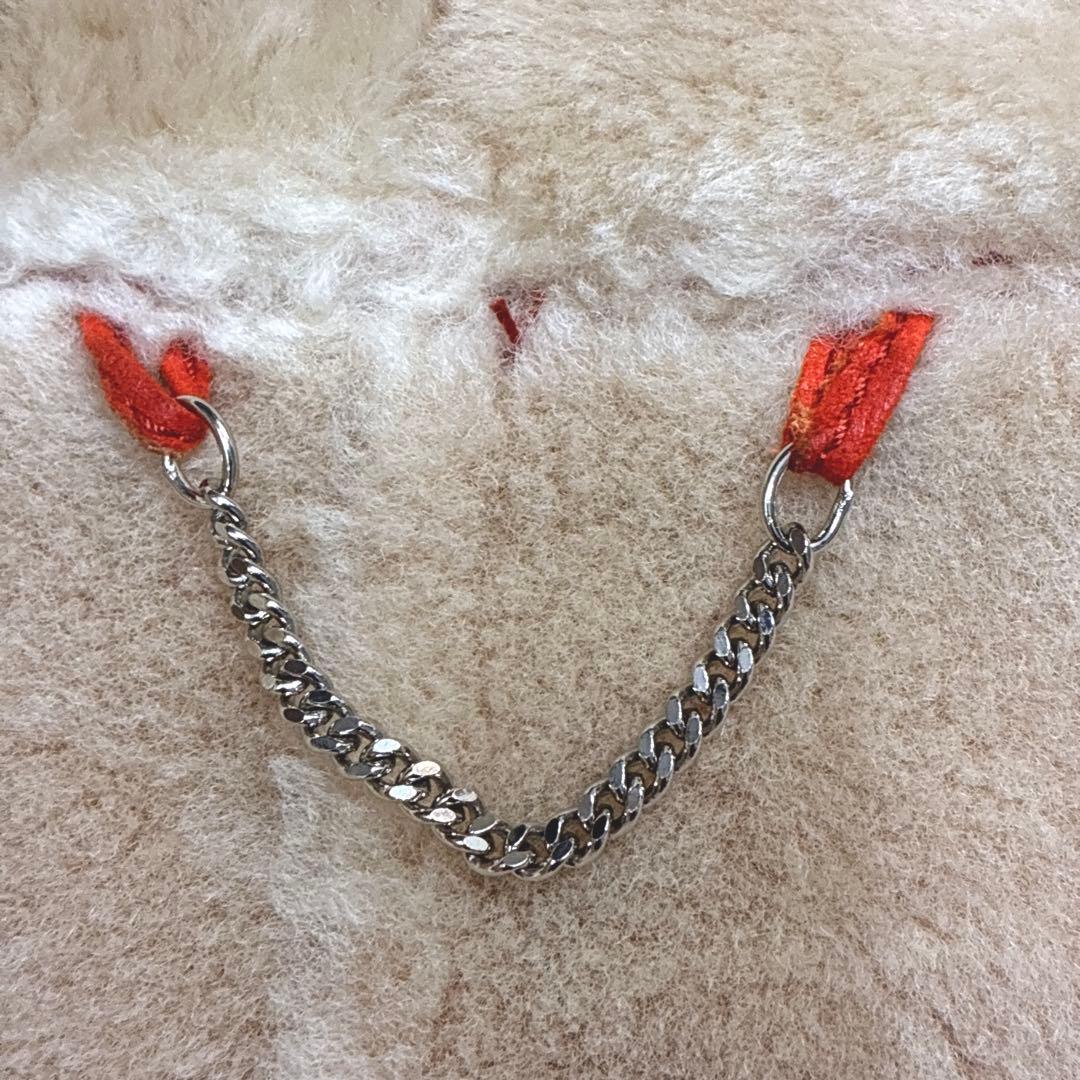 マブラン mabrun ムートンコート ボア メンズ オレンジ M 本革