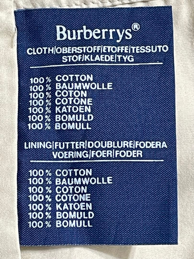 Burberrys◇イングランド製ヴィンテージ◇メンズステンカラーコート