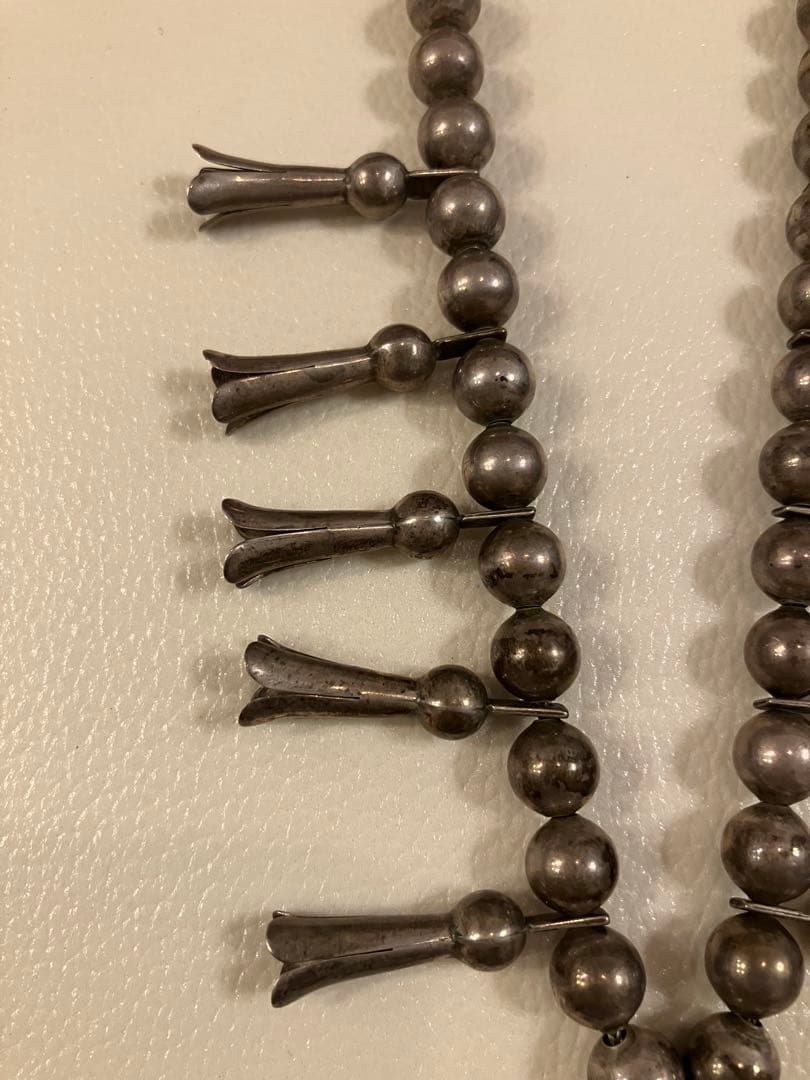 スカッシュブロッサム　シルバー ネックレス visvim navajo