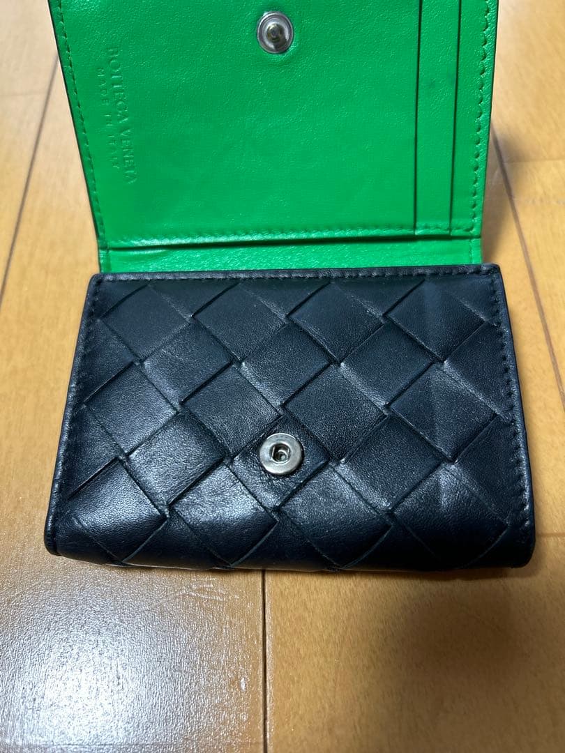 Bottega Veneta 三つ折り財布 ブラック