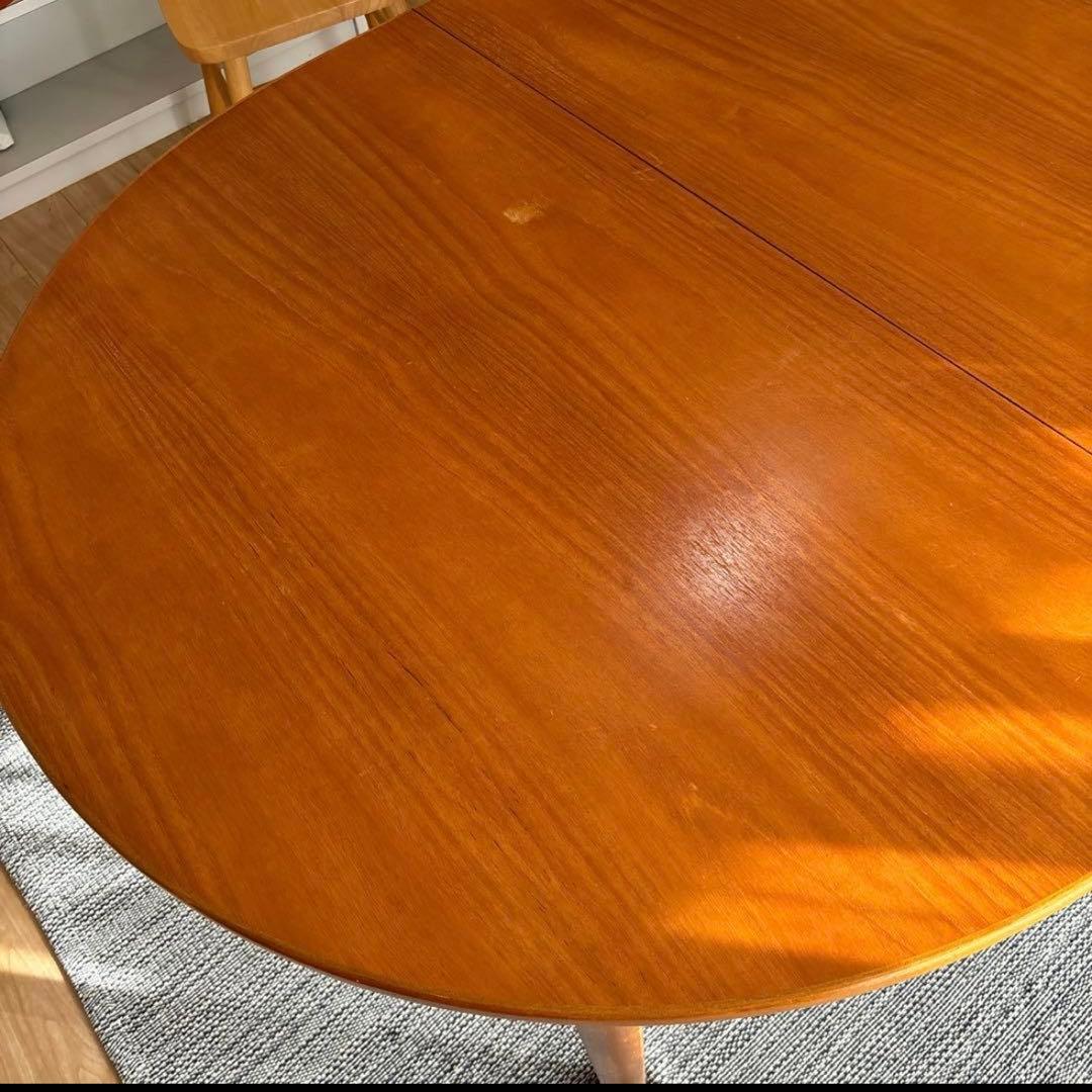 北欧ヴィンテージ　エクステンション　ダイニングテーブル