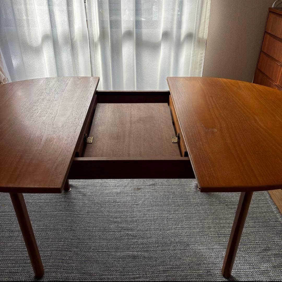 北欧ヴィンテージ　エクステンション　ダイニングテーブル