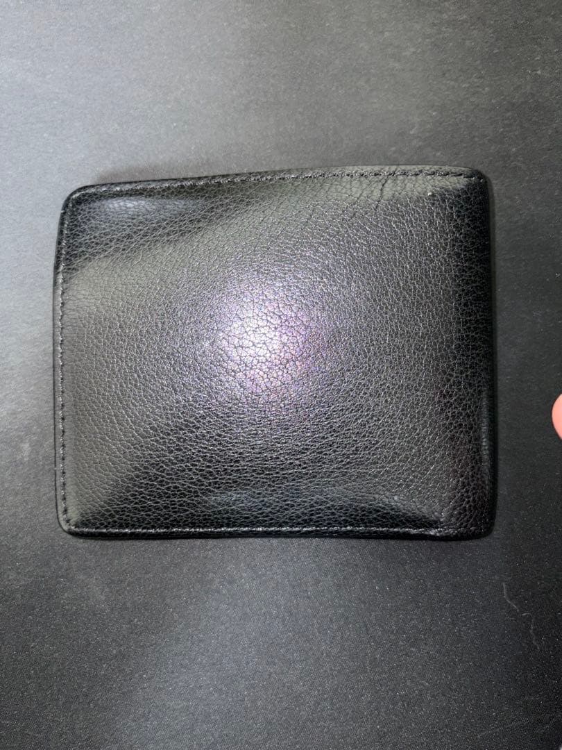 【良品】DIESEL ディーゼル 黒 レザー 二つ折り財布