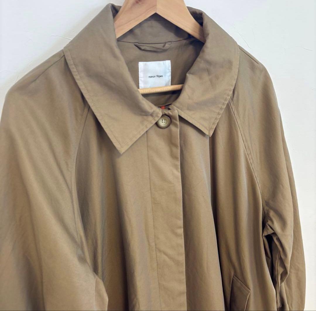 manonfripes マノンフリップ バルマカーンコート トレンチ 日本製