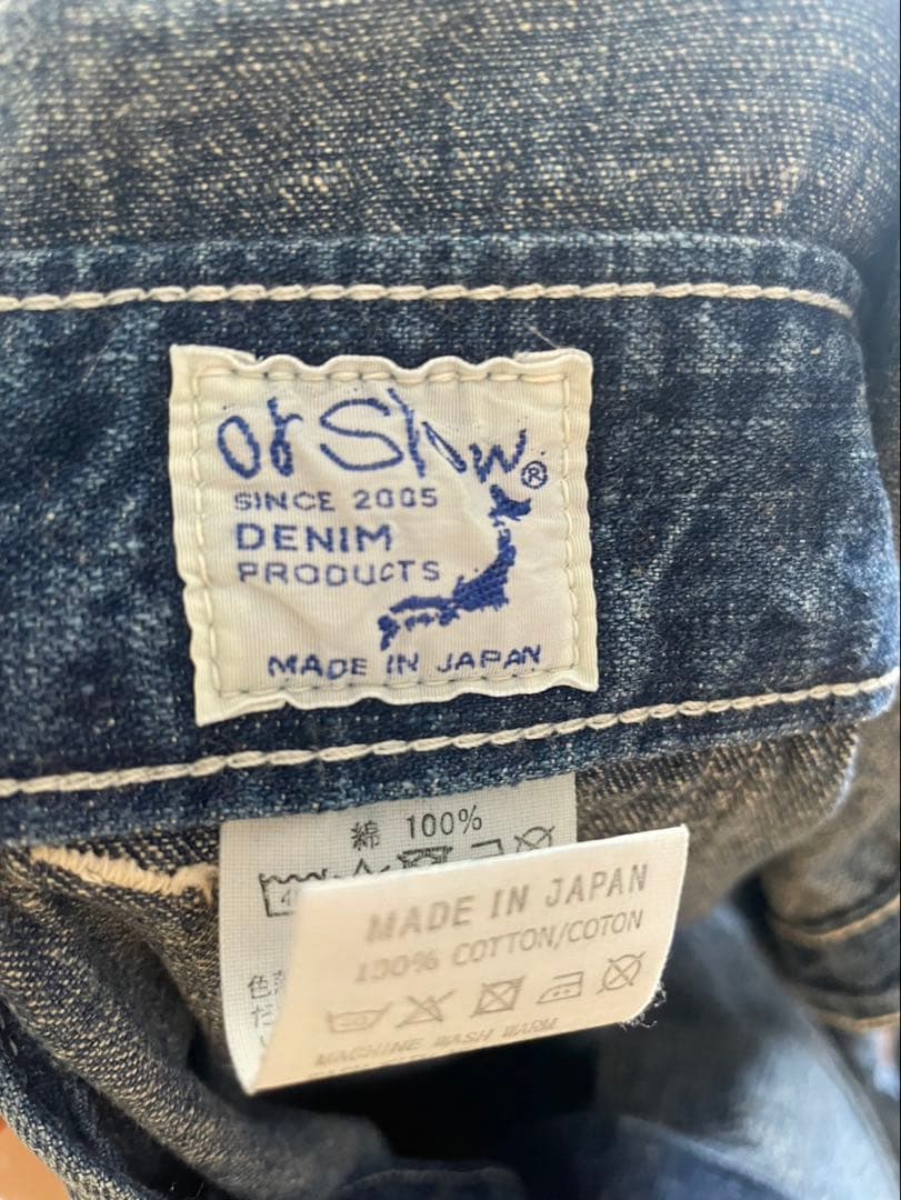 orSlow × BEAMS BOY 別注 40s Used Overall