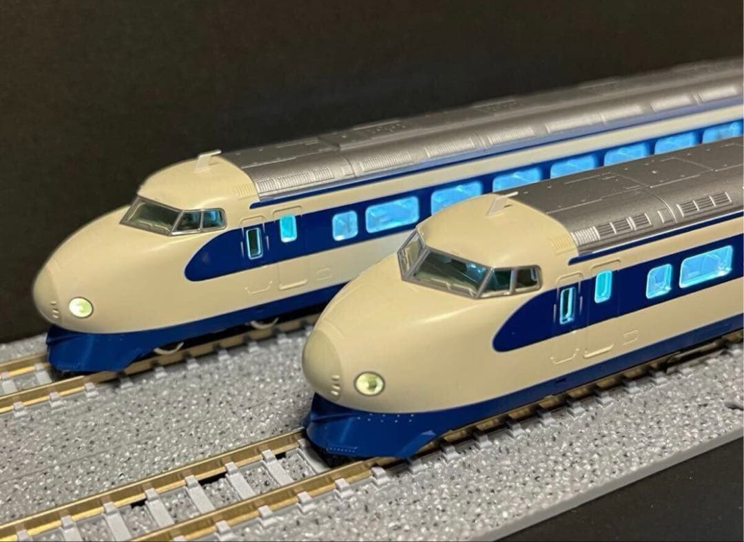 【室内灯付】TOMIX国鉄 0系東海道・山陽新幹線（大窓 初期型・こだま）16両