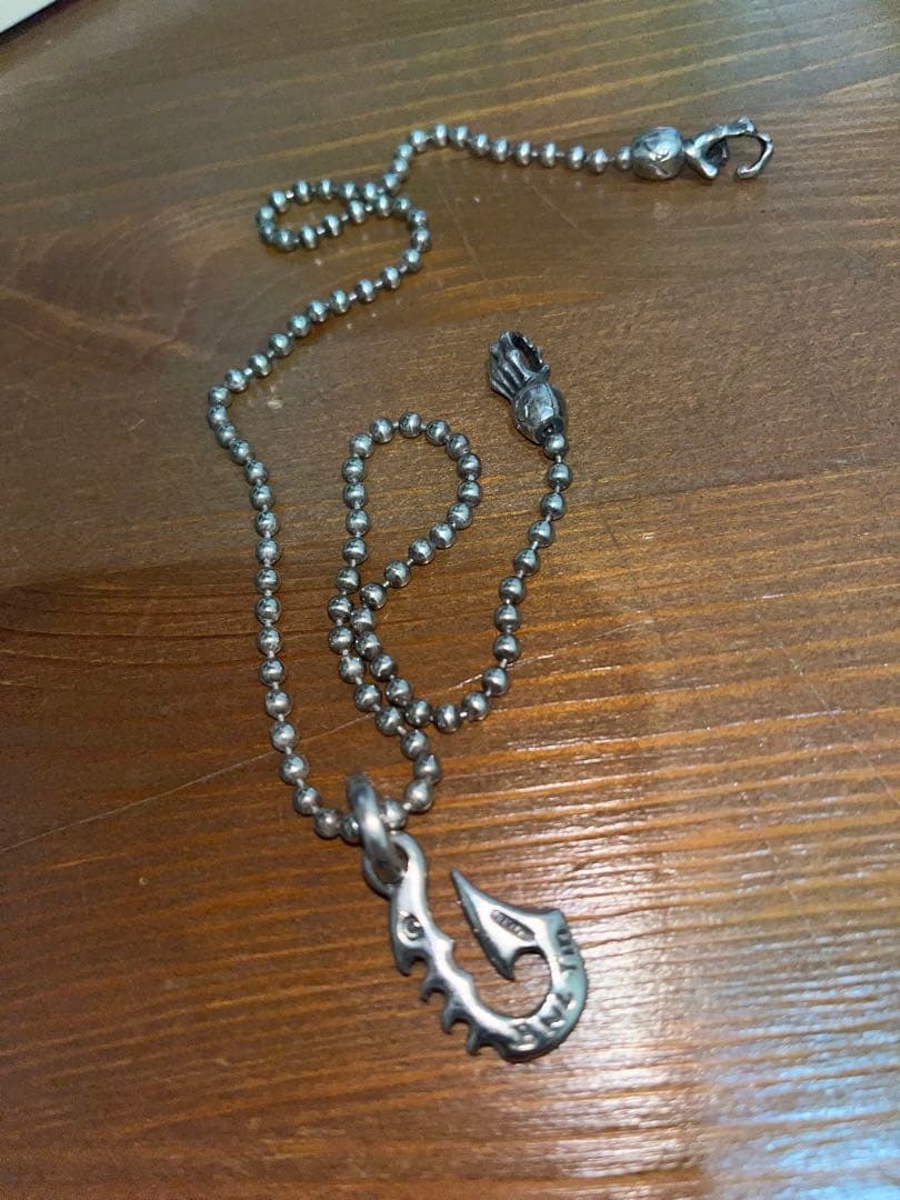 ビルウォールレザー　シルバーアクセ　チェーン　トップ　BWL フィッシュフック