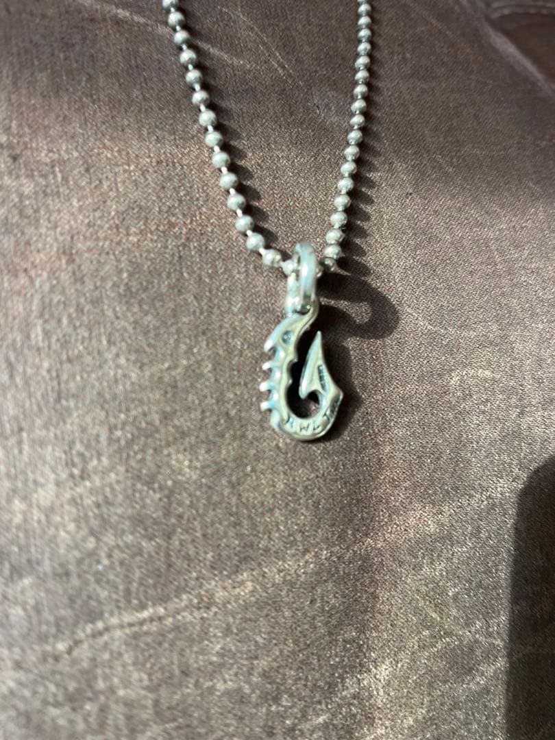 ビルウォールレザー　シルバーアクセ　チェーン　トップ　BWL フィッシュフック