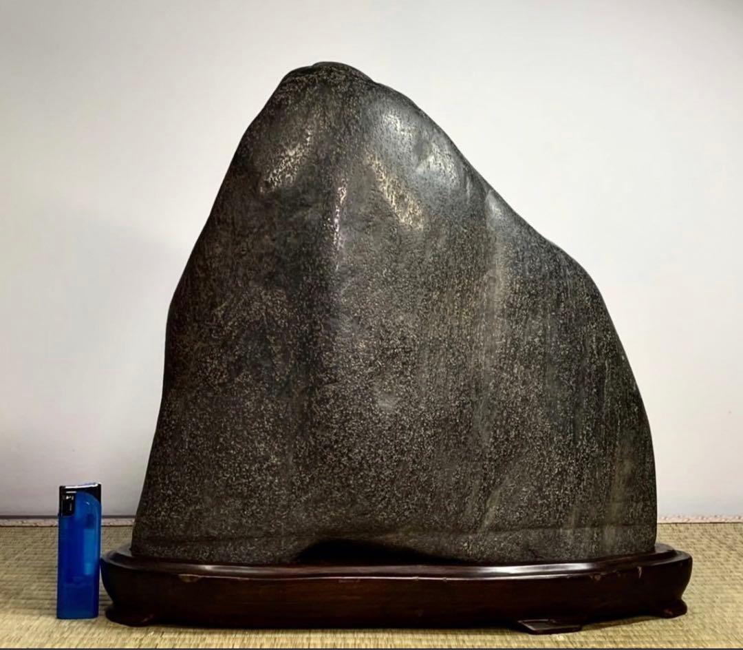 4258 瀬田川梨地石 ウブ  横36×高36(cm) 約25kg