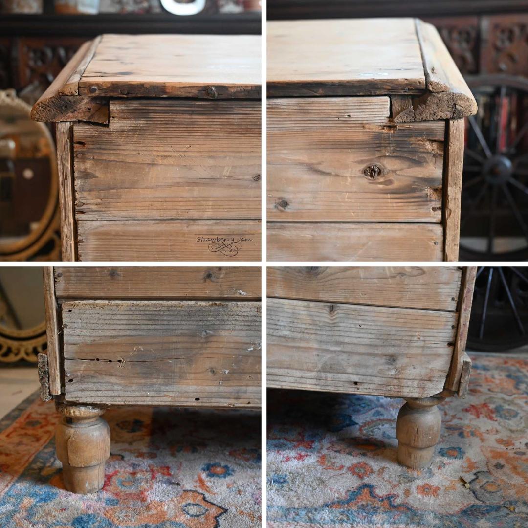 IFU-417 英国アンティーク パインチェスト 収納 チェスト キッチンボード