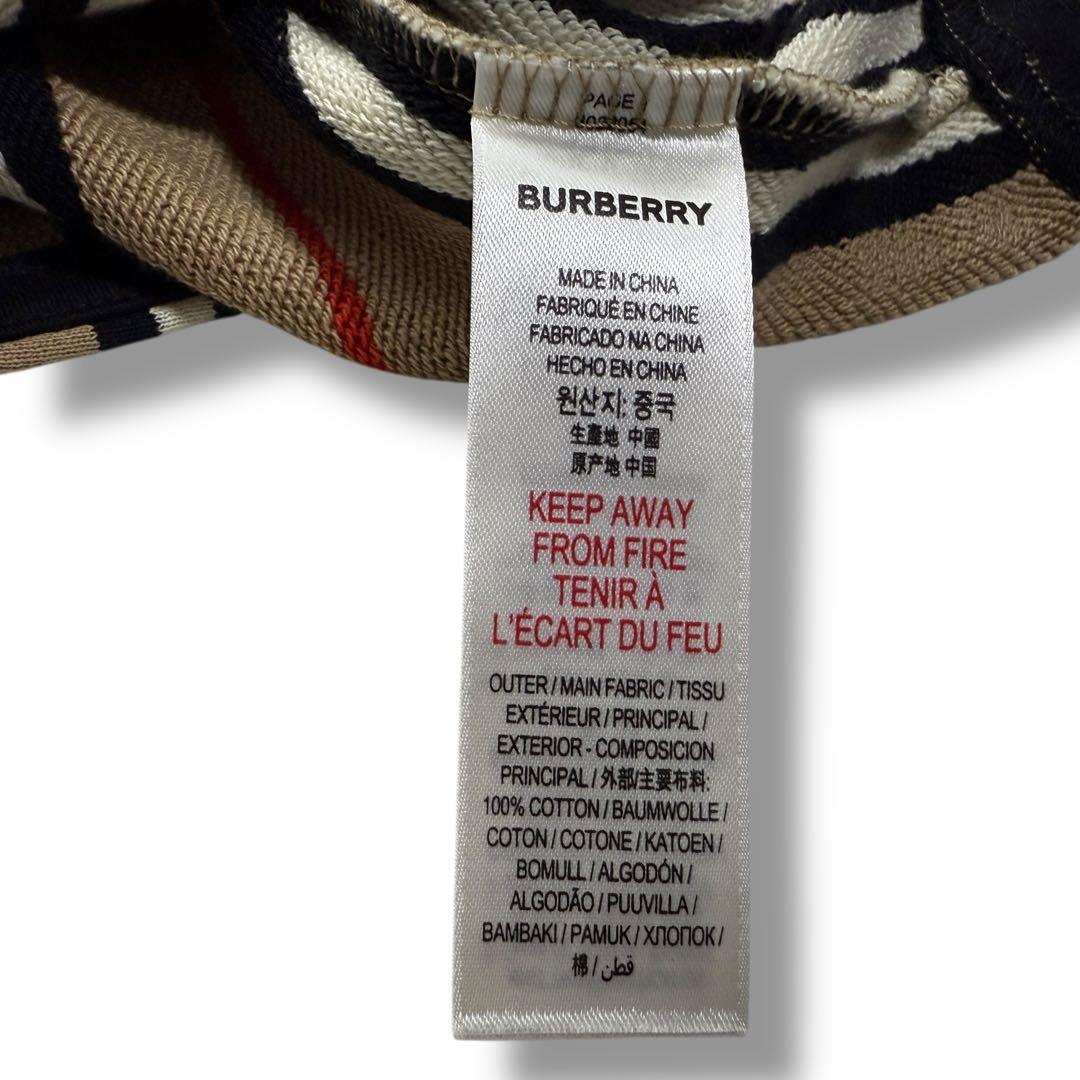 未使用級 現行 バーバリーロンドン ノバチェック 長袖ワンピース 10Y 710