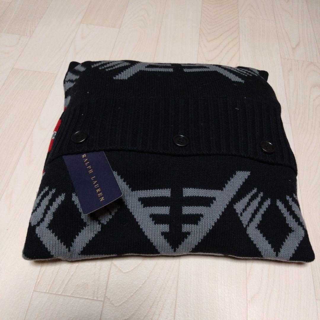 RALPH LAUREN インディアンジオメトリック クッション ひざ掛け