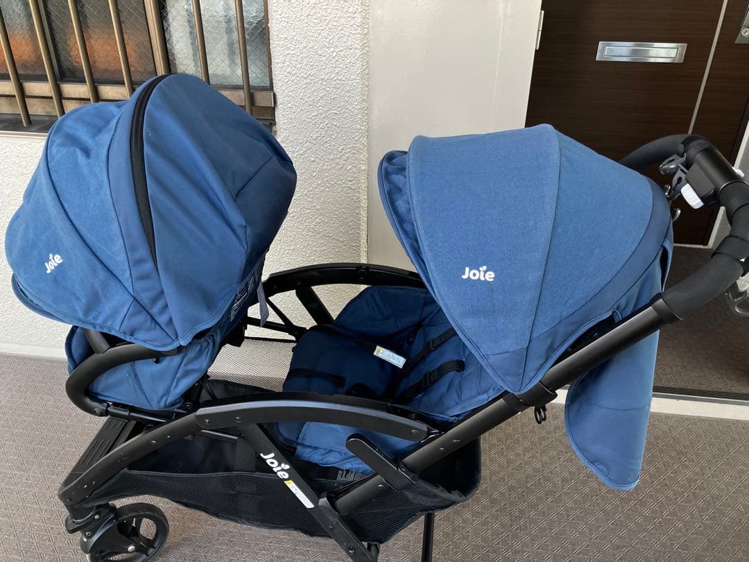 Joie KATOJIカトージ 2人乗りベビーカー エヴァライトデュオ　ネイビー