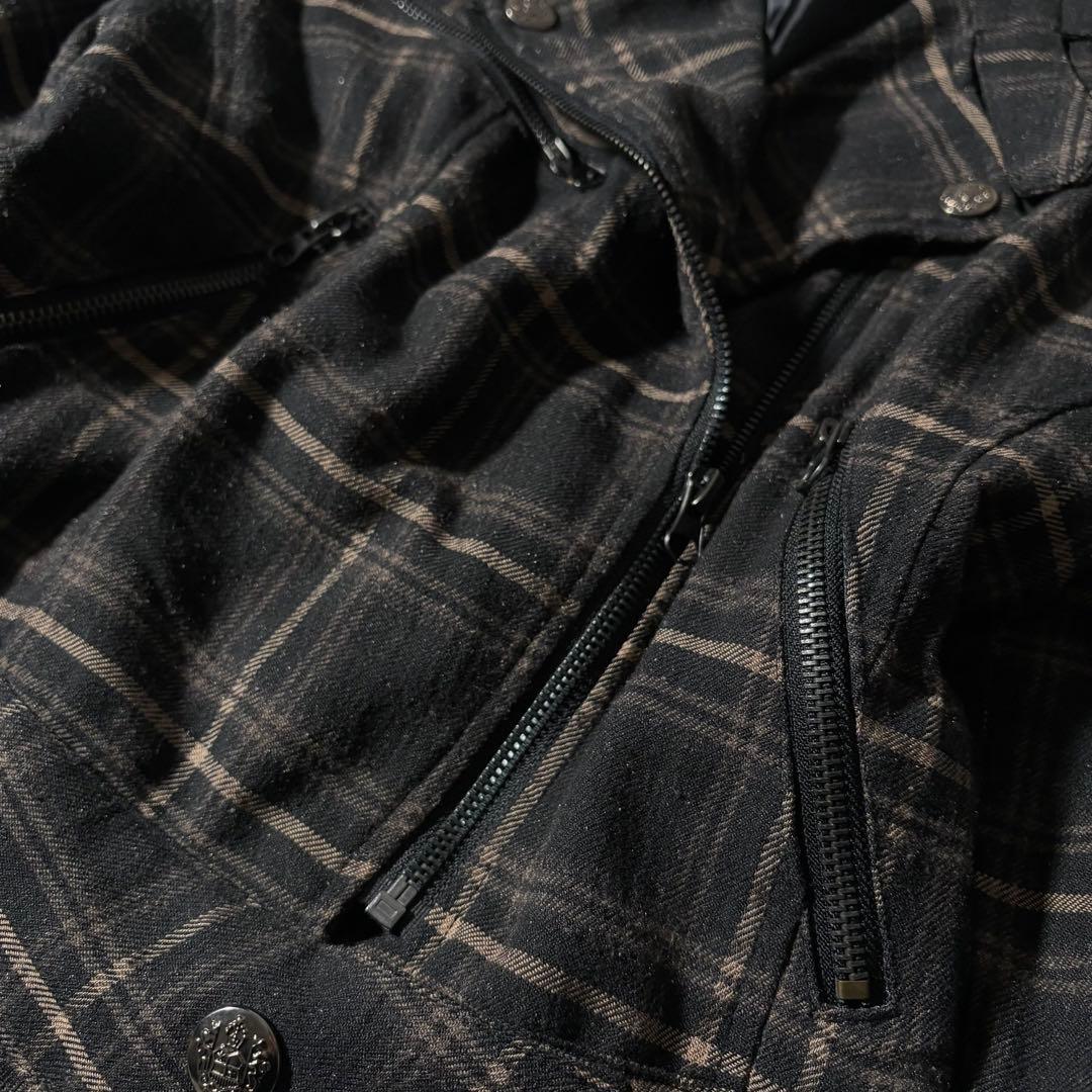 ジャケット・アウター 2000's short length riders jacket y2k