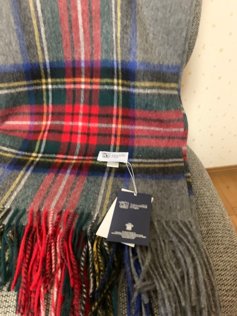 め*)様 ジョンストンズ スカーフ　グレースチュワートタータンチェック 大判