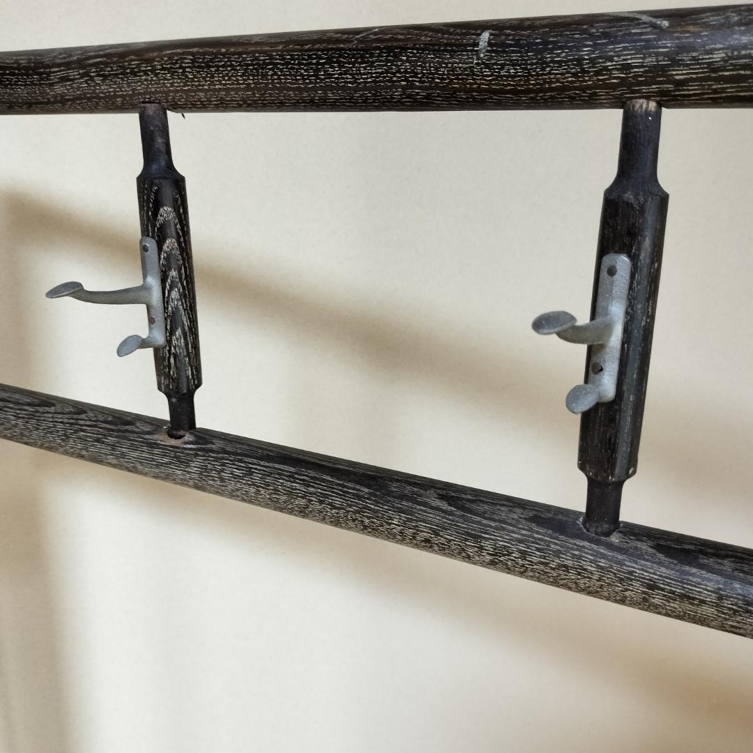 訳あり5　希少　衣桁　衣紋掛け　骨董　木製　アンティーク　昭和レトロ　着物　日本