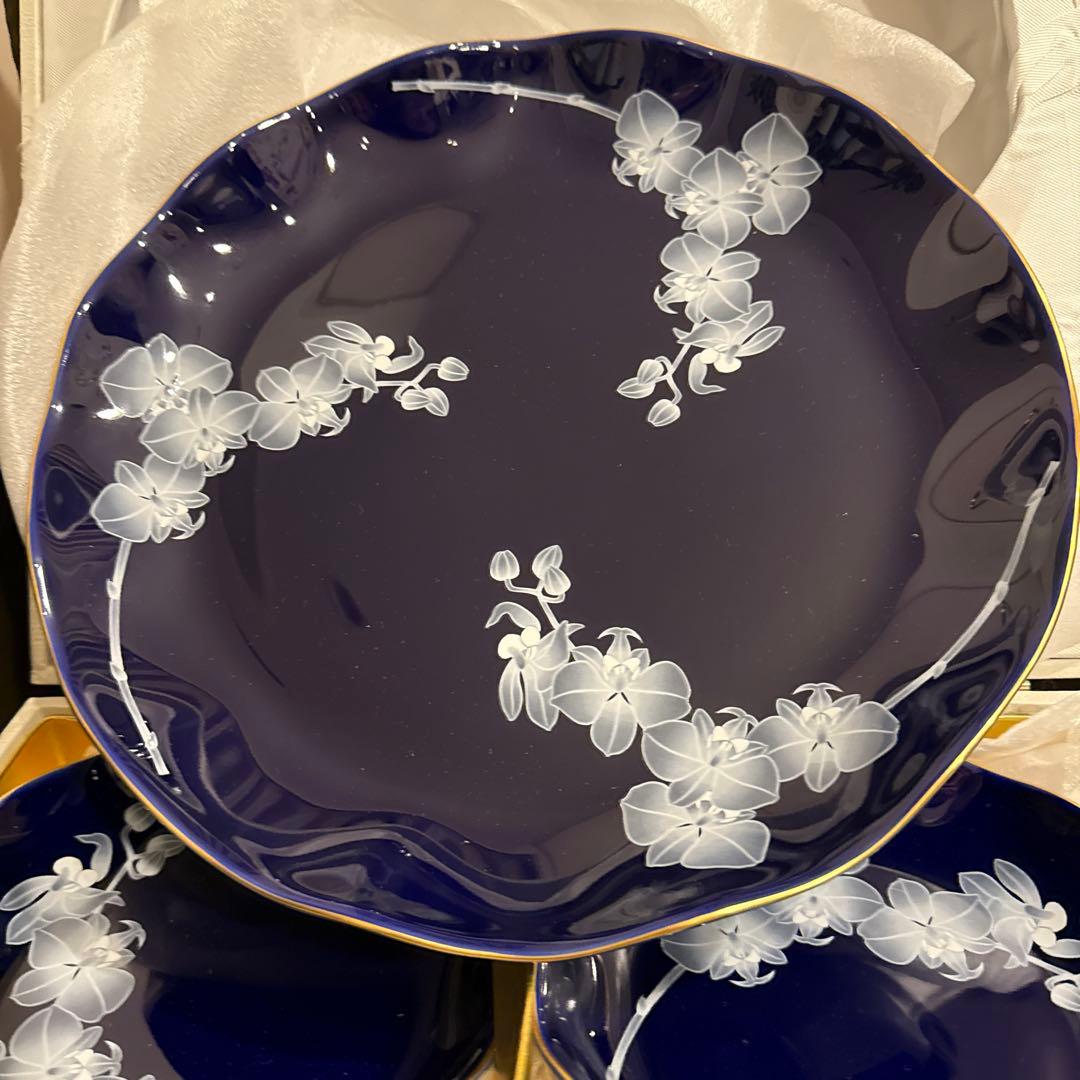 ［新品］香蘭社 ルリ胡蝶蘭 パーティーセット お正月