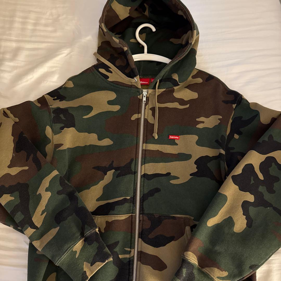 Supreme 迷彩柄 ジップアップパーカー