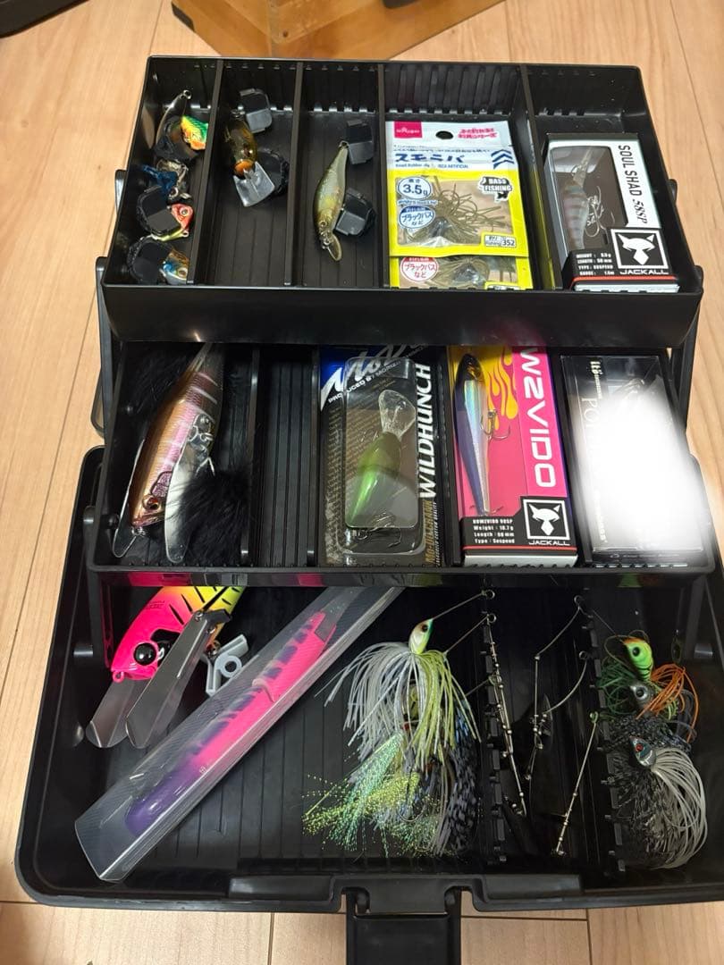 新品⭐︎豪華ルアー、バーサスケースセット　ジャッカル、メガバス、エバーグリーン
