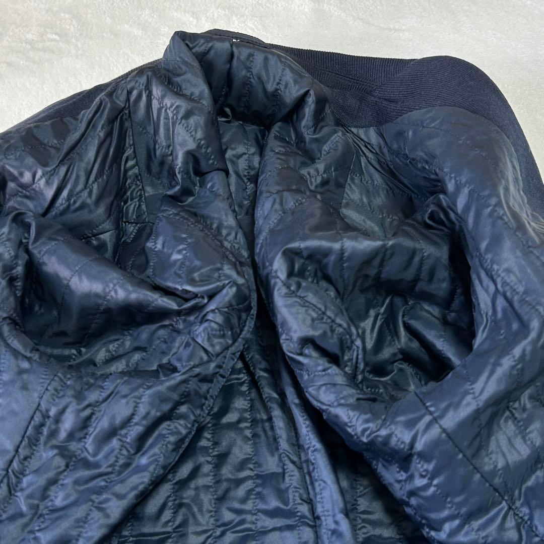 美品マージャーズ ミラノリブニット ウール ジャージーダブルチェスターコート48