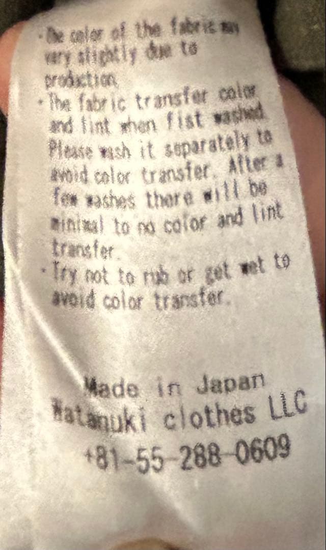 ま*け様 極美品 wafu.ついつい手を入れたくなるポケット付きボタンダウンシャ