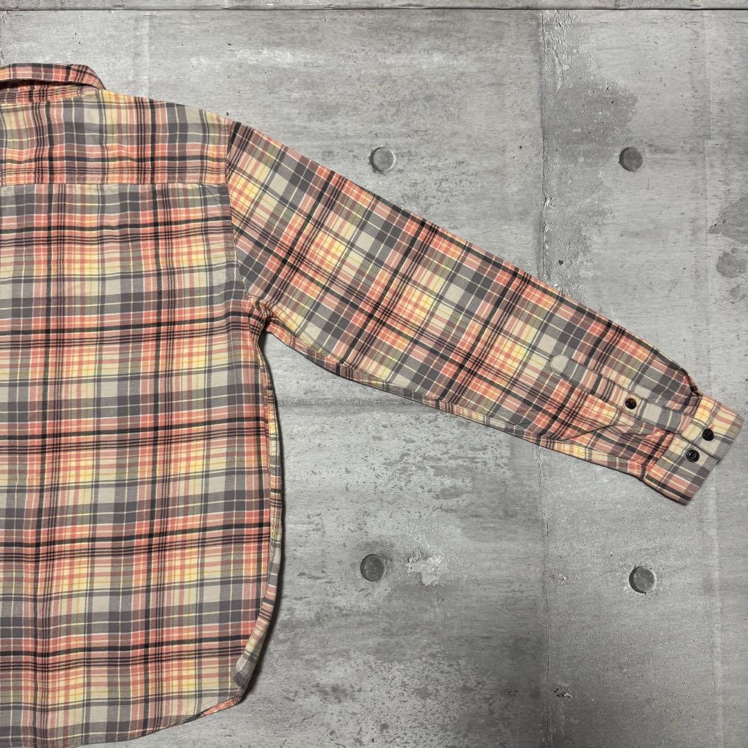 patagonia 20年製 フィヨルドフランネルシャツ ピンク ネルシャツ M