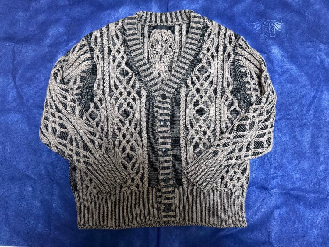 【Juha】 DUAL-TONE CABLE CARDIGAN