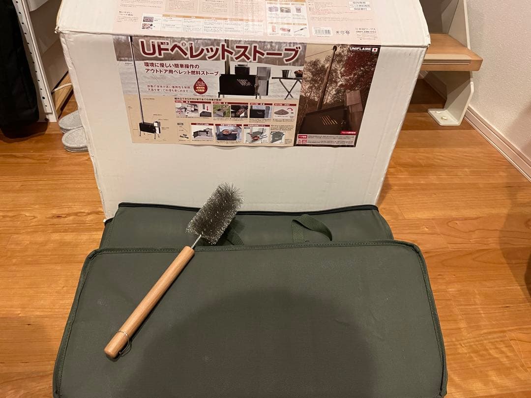 未使用 UNIFLAME ユニフレーム UFペレットストーブ バッグフルセット