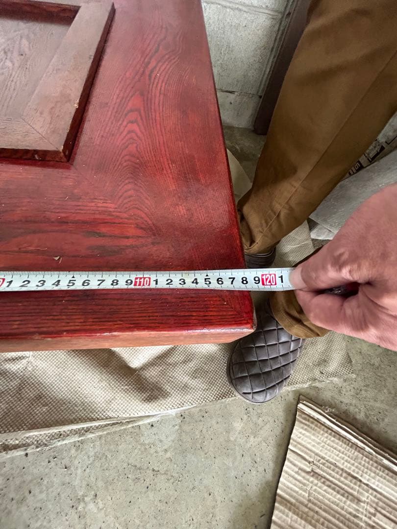 けやき　天然木　囲炉裏座卓