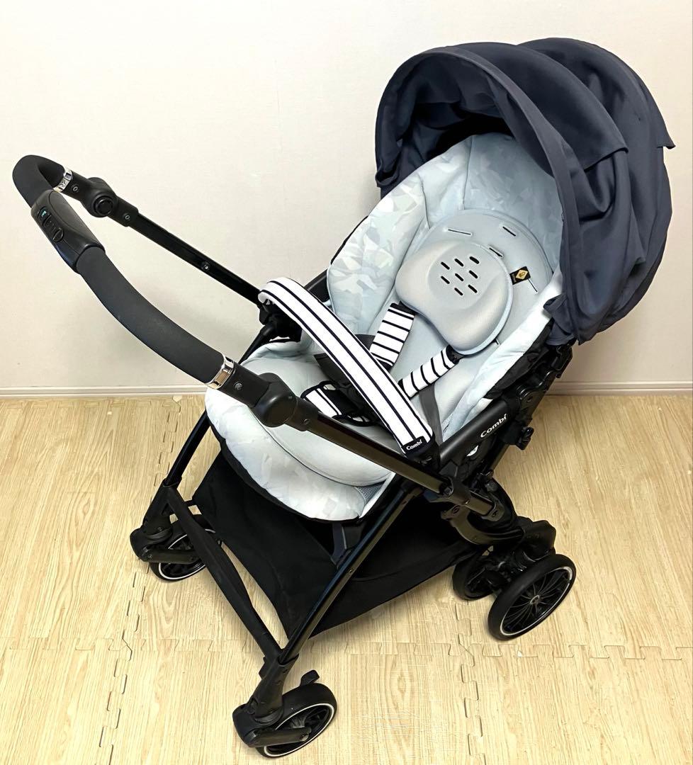 美品 送料無料 コンビ スゴカルSwitchエッグショックXL ラグーンネイビー