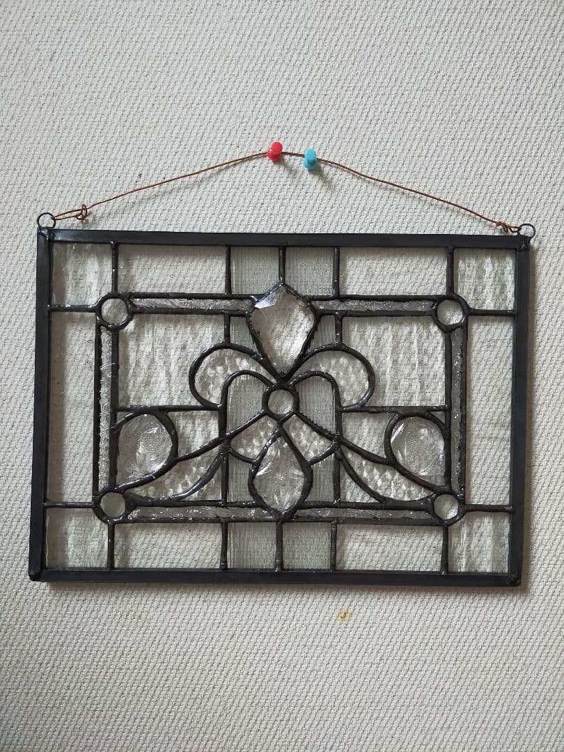 お値下げ シャンデリアリーフ　ステンドグラスパネル　サンキャッチャー