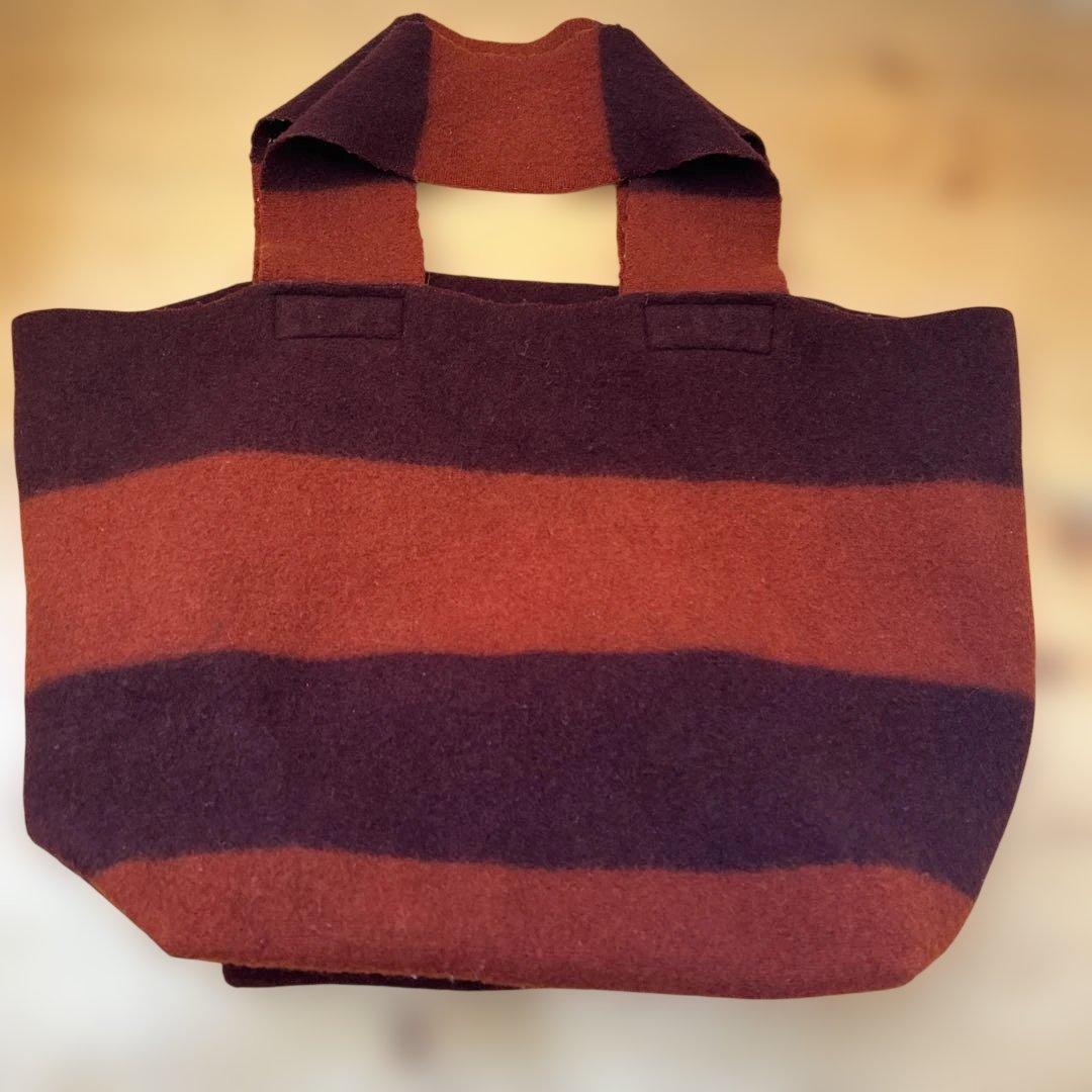 ダニエラグレジス　ビッグトートバッグ　LANA100% #ネストロープ