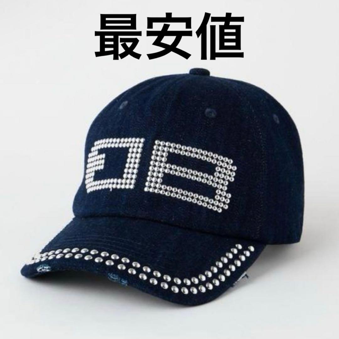 最安値 beeden ネイビー キャップ CAP スタッズ