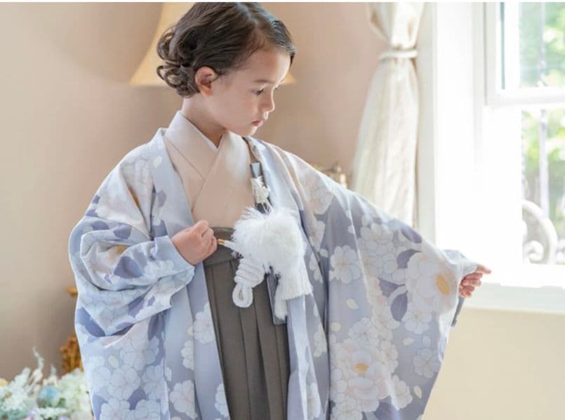 [m..i]七五三男の子羽織袴セット 着物 100cm 草履靴下セット