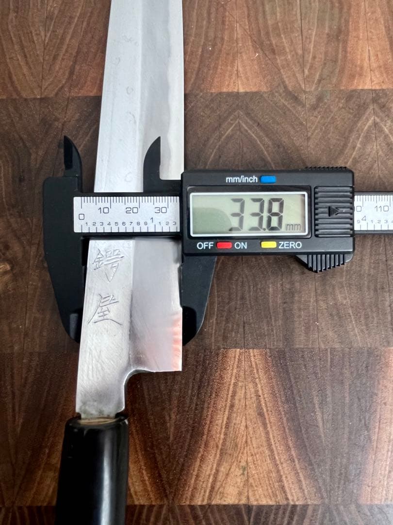 鍔屋　柳刃　刺身　9寸　270mm 包丁　白鋼　和包丁　合羽橋　和食