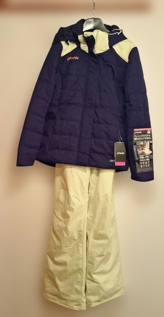 Phenix スキーウェア 女性用 ネイビー/イエロー