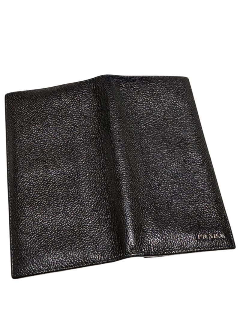 PRADA プラダ 財布 2MV836 ロゴ 箱付き ブラック 黒