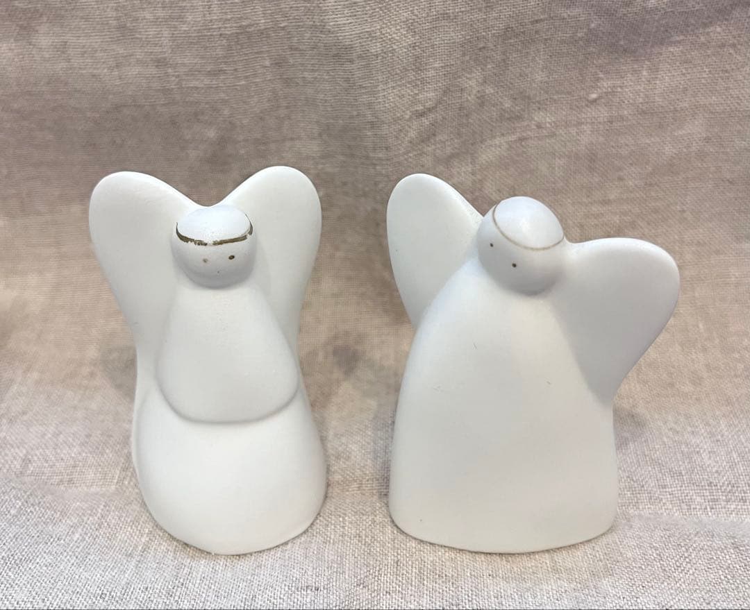 ARABIA社製 helja 天使の置物 2体set