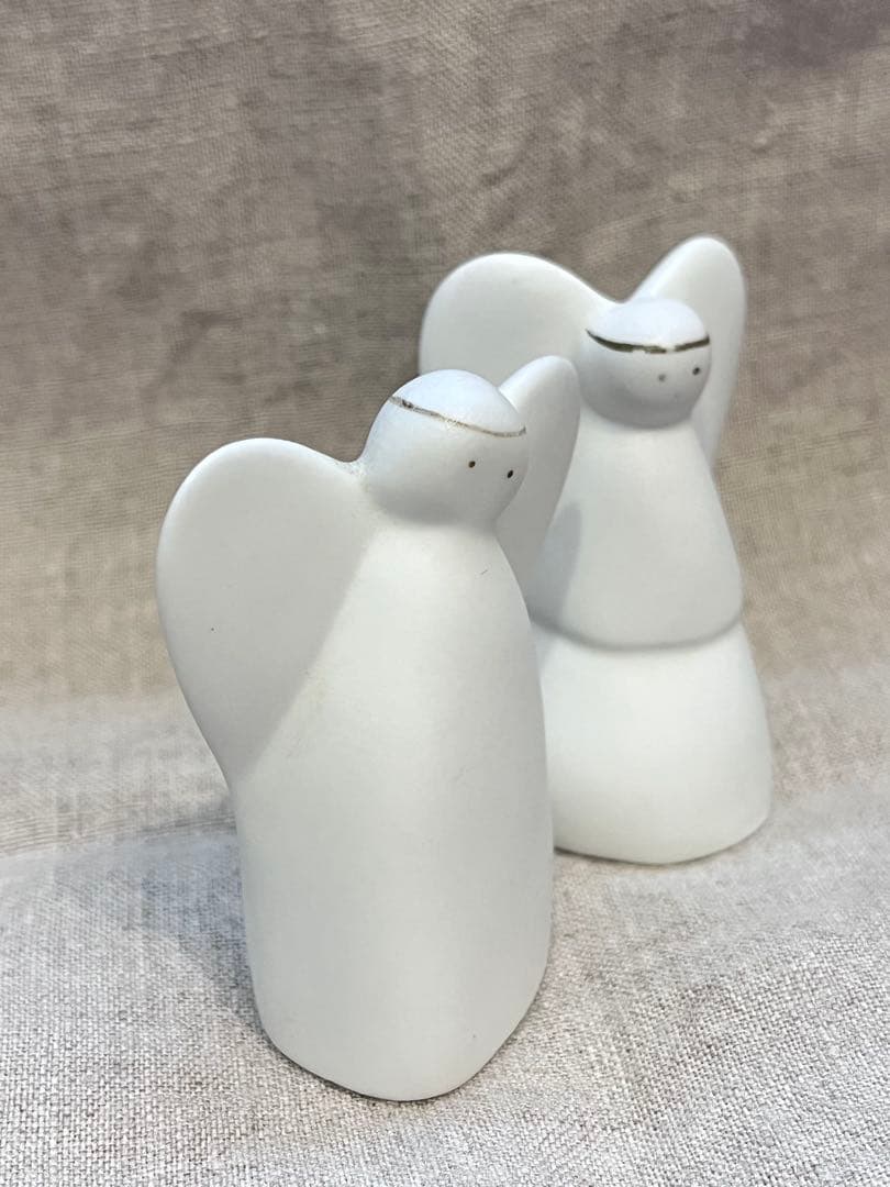 ARABIA社製 helja 天使の置物 2体set