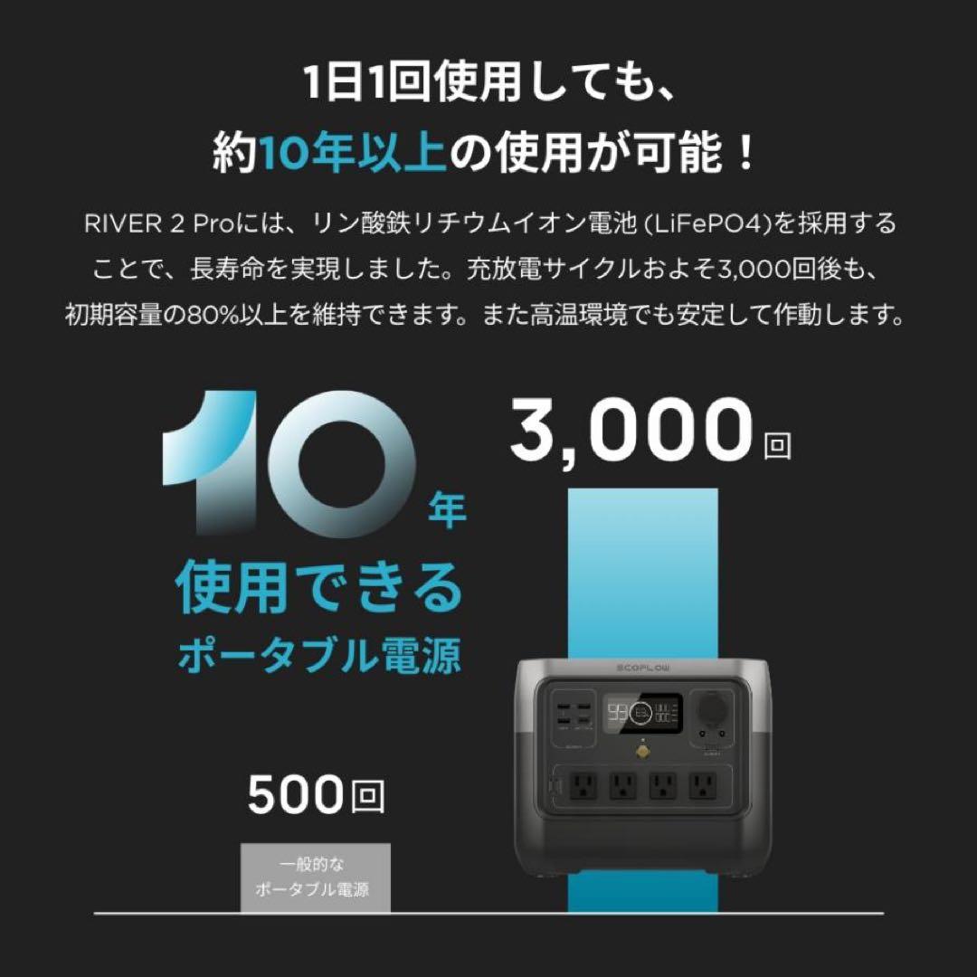 EcoFlow  2 Pro 容量768Wh