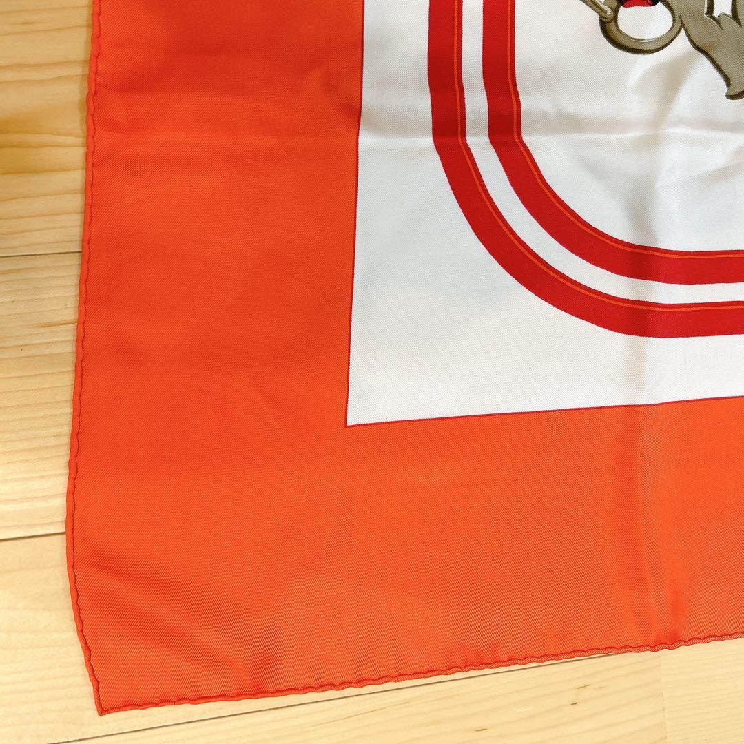 エルメス HERMES カレ90 Brides de Gala 馬具 レッド