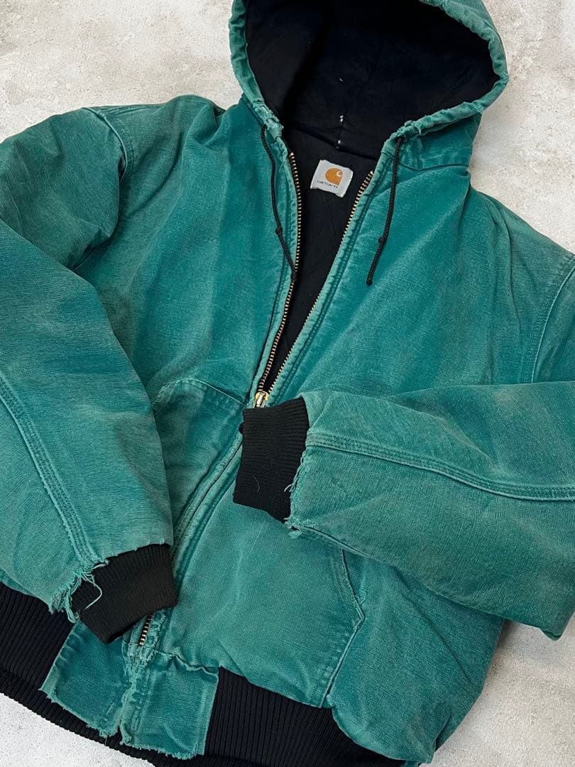 Z*L様 carhartt アクティブジャケット　エメラルドグリーン