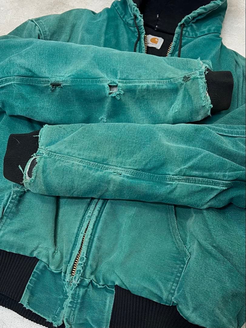 Z*L様 carhartt アクティブジャケット　エメラルドグリーン