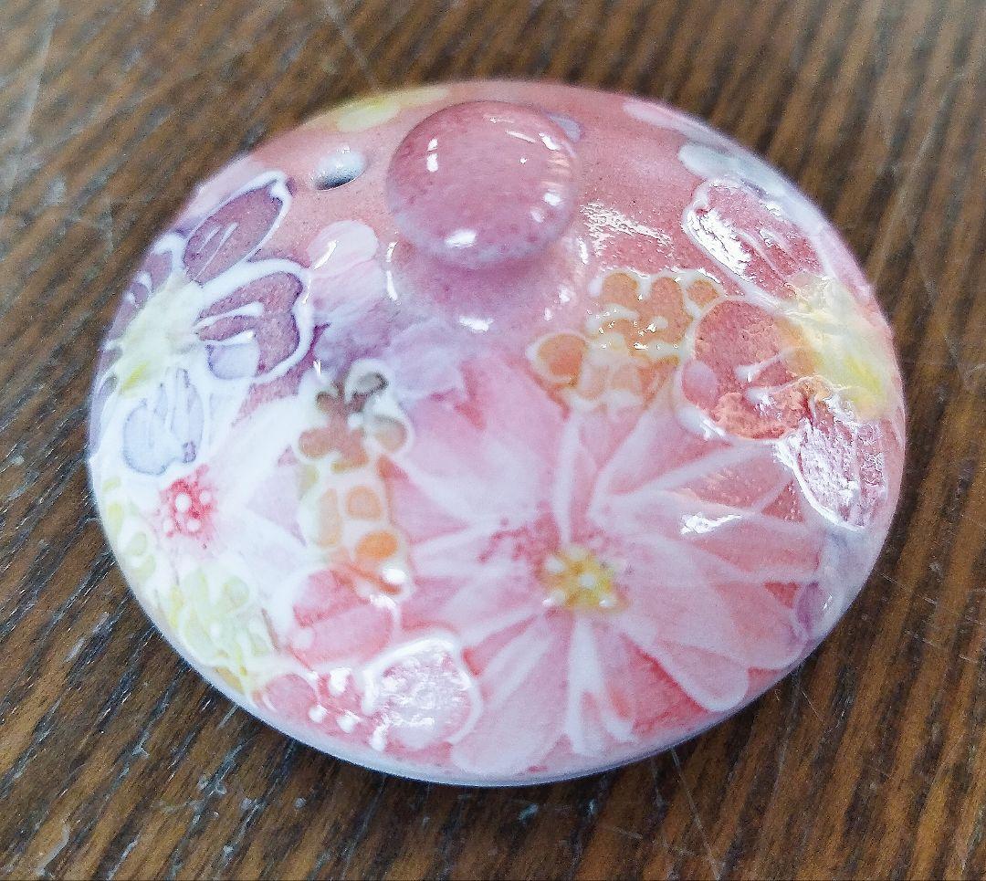 【新品・未使用】工房ゆずりは　紅彩花間取　プチポット　記念品　プレゼント