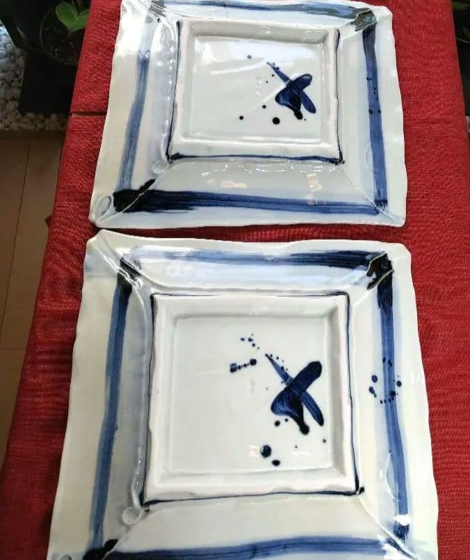 ♦ブロが選ぶ【高級皿・人気の美濃焼・ 庄右ェ門作】デザイン【扇型超特大皿】１皿