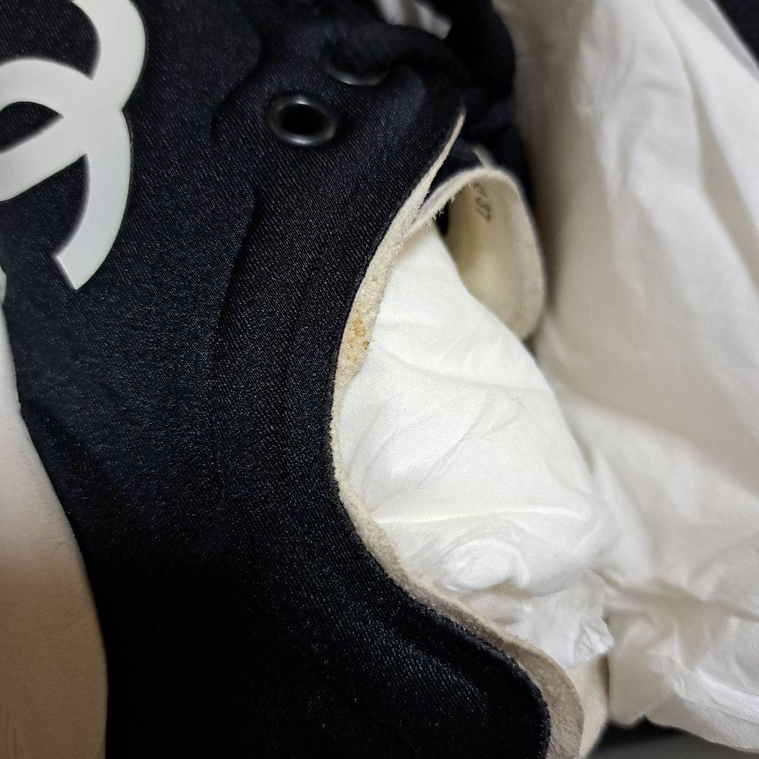 CHANEL ココマーク ファブリックスニーカー 23.5cm G34763