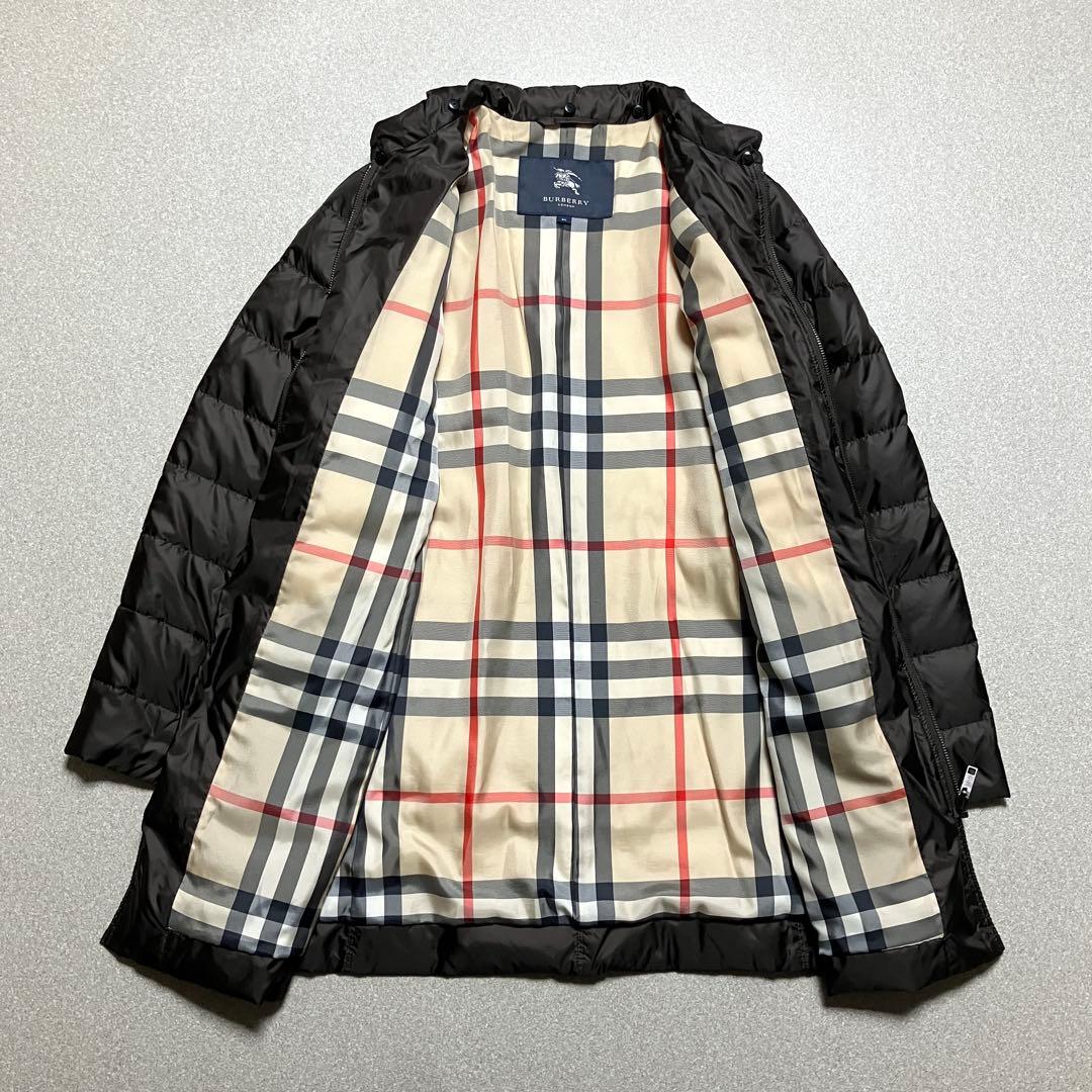 希少✨バーバリーロンドン 46 ファー付きトレンチコート メガチェック 5way