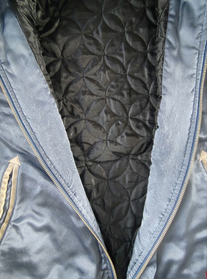 Onitsuka Tiger スカジャン 青/ベージュ