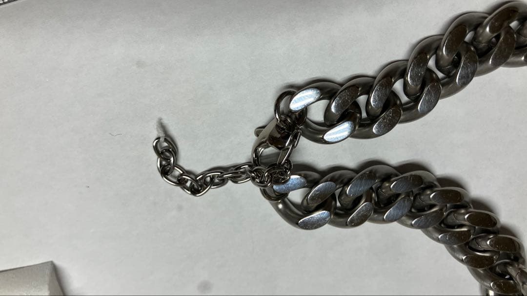 DIESEL チェーンネックレス シルバー