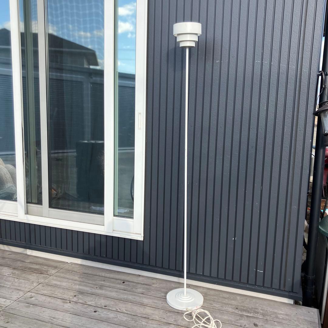 北欧レトロ アイアンフレーム フロアライト フロアスタンド 三層シェード